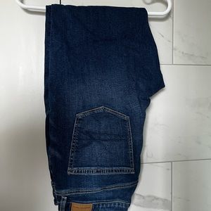 American eagle dark wash mom jeans
